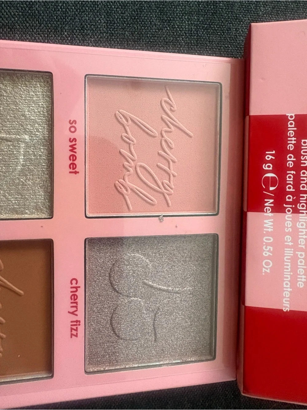 Ciaté London Cherry Bomb Blush & Highlighter Palette - Pink/Red